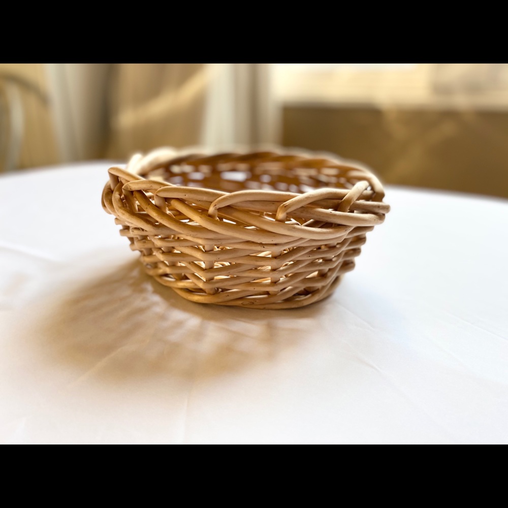 Boho woven basket